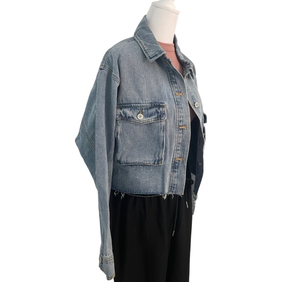 LOVE TREE Denim Jacket - Picture 1 of 2